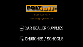 What Polytuffinc.com website looked like in 2018 (5 years ago)