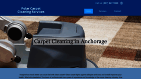What Polarcarpetcleaning.com website looked like in 2018 (5 years ago)
