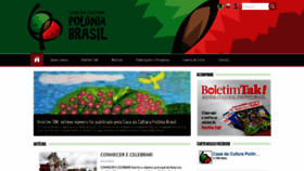What Poloniabrasil.org.br website looked like in 2018 (5 years ago)