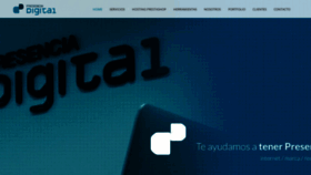 What Presenciadigital.es website looked like in 2018 (5 years ago)