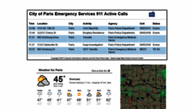 What Paristexas911.net website looked like in 2018 (5 years ago)