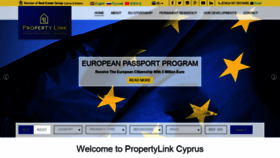 What Propertylink-cyprus.com website looked like in 2018 (5 years ago)
