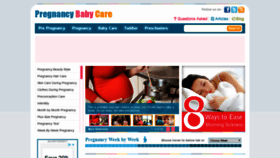 What Pregnancy-baby-care.com website looked like in 2018 (5 years ago)