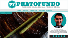 What Pratofundo.com website looked like in 2018 (5 years ago)