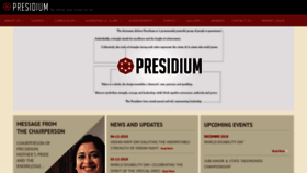 What Presidiumonline.com website looked like in 2018 (5 years ago)