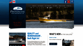 What Provincialboat.com website looked like in 2018 (5 years ago)