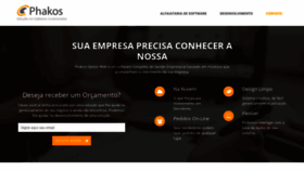 What Phakos.com.br website looked like in 2018 (5 years ago)