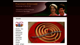 What Praxisteam-mittenwald.de website looked like in 2018 (5 years ago)