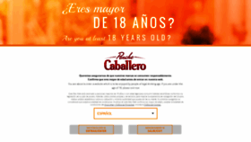 What Ponchecaballero.com website looked like in 2018 (5 years ago)