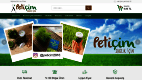 What Peticim.com website looked like in 2018 (5 years ago)
