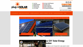 What Pluginsolar.co.uk website looked like in 2018 (5 years ago)