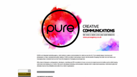 What Purecreativemarketing.net website looked like in 2018 (5 years ago)