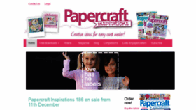 What Papercraftinspirationsmagazine.co.uk website looked like in 2018 (5 years ago)