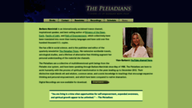 What Pleiadians.com website looked like in 2018 (5 years ago)