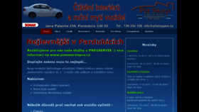 What Pitstoppce.cz website looked like in 2018 (5 years ago)
