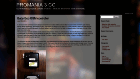 What Promania3.com website looked like in 2018 (5 years ago)