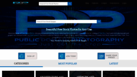 What Publicdomainphotography.com website looked like in 2018 (5 years ago)