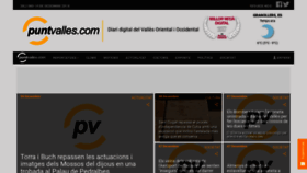 What Puntvalles.com website looked like in 2018 (6 years ago)
