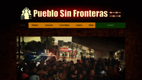 What Pueblosinfronteras.org website looked like in 2018 (5 years ago)