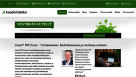 What Prcloud.fi website looked like in 2018 (5 years ago)