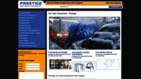 What Prestigecarwashequipment.com website looked like in 2018 (5 years ago)