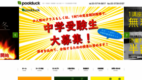 What Poolduck.net website looked like in 2018 (5 years ago)