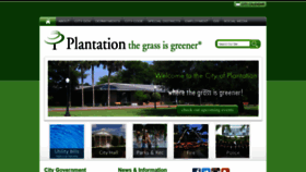 What Plantation.org website looked like in 2018 (5 years ago)