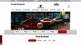 What Porschesouthpoint.com website looked like in 2018 (5 years ago)