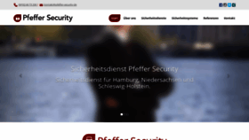 What Pfeffer-security.de website looked like in 2018 (5 years ago)