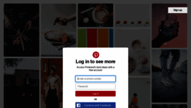 What Pinterest.pt website looked like in 2018 (7 years ago)