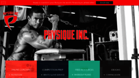 What Physiqueinc.net website looked like in 2018 (5 years ago)