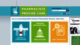 What Pharmacistsprovidecare.com website looked like in 2018 (5 years ago)