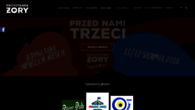 What Przystanekzory.pl website looked like in 2018 (5 years ago)