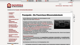 What Passipedia.de website looked like in 2018 (5 years ago)