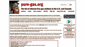 What Pure-gas.org website looked like in 2018 (5 years ago)