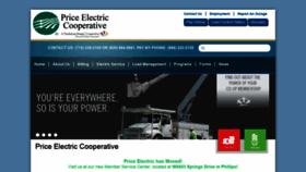 What Price-electric.com website looked like in 2018 (5 years ago)