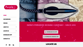 What Purpleironingservices.com website looked like in 2018 (5 years ago)