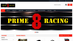 What Prime8racing.com.au website looked like in 2018 (5 years ago)