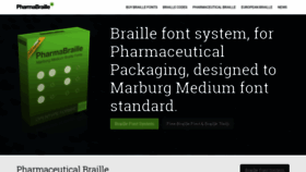 What Pharmabraille.com website looked like in 2018 (5 years ago)