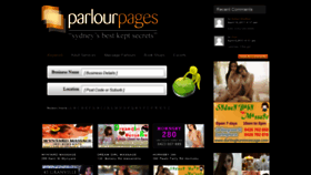 What Parlourpages.com.au website looked like in 2018 (5 years ago)
