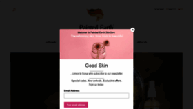 What Paintedearthskincare.com website looked like in 2018 (5 years ago)