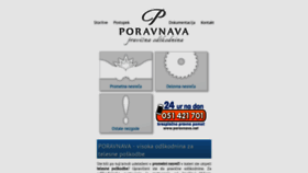 What Poravnava.net website looked like in 2018 (5 years ago)
