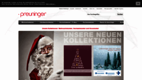 What Preuninger.com website looked like in 2018 (5 years ago)