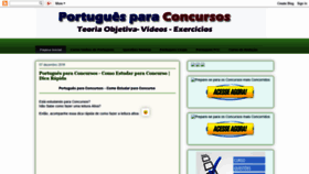 What Portuguesconcurso.com website looked like in 2018 (5 years ago)