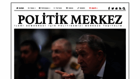 What Politikmerkez.com website looked like in 2018 (5 years ago)