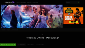 What Peliculas24.online website looked like in 2018 (5 years ago)
