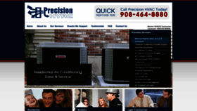 What Precisionhvacnj.com website looked like in 2018 (5 years ago)