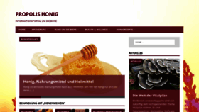 What Propolis-honig.de website looked like in 2018 (5 years ago)