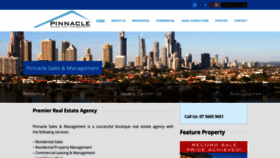 What Pinnaclesm.com.au website looked like in 2018 (5 years ago)