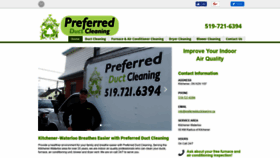 What Preferredductcleaning.ca website looked like in 2018 (5 years ago)